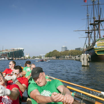 tevreden over Grachtenrace Amsterdam